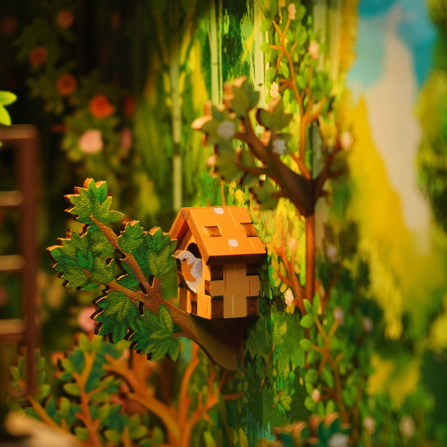 DIY Miniature House Book Nook Kit: Secret Garden – Sweet Memories