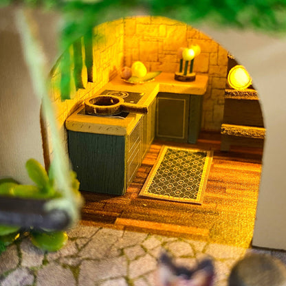 DIY Miniature House Kit: Birchwood Villa