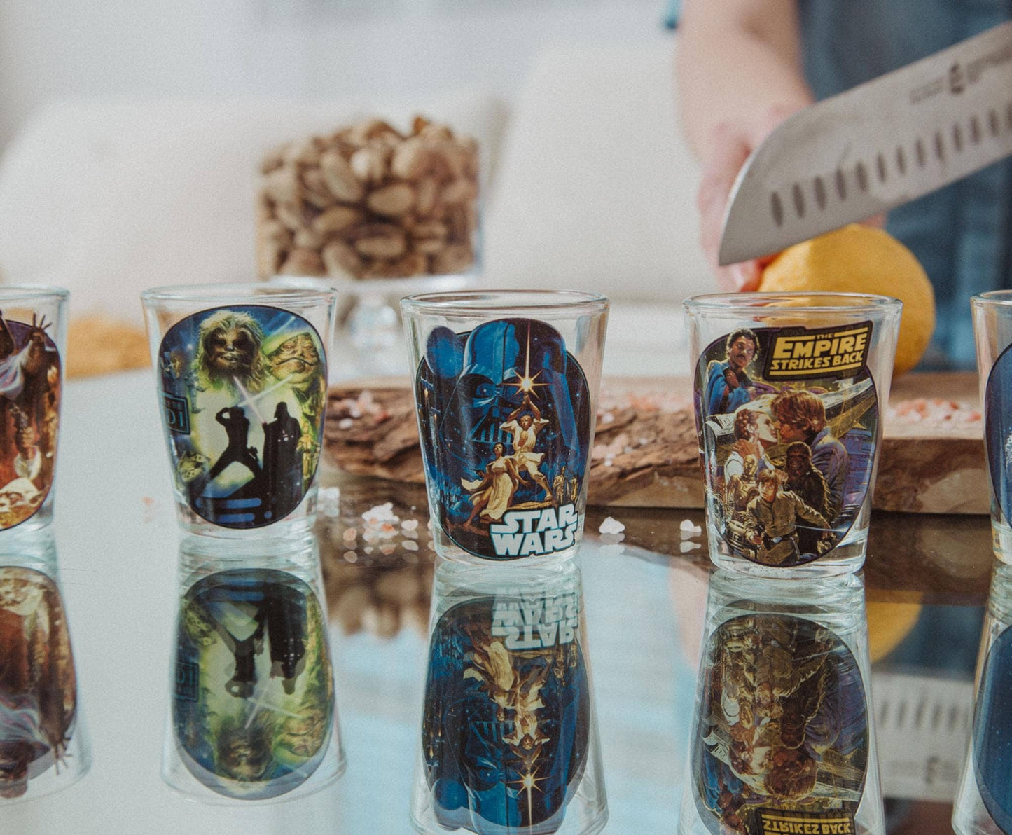 Toynk - Star Wars Classic Trilogy 6 Piece Mini Glass Set