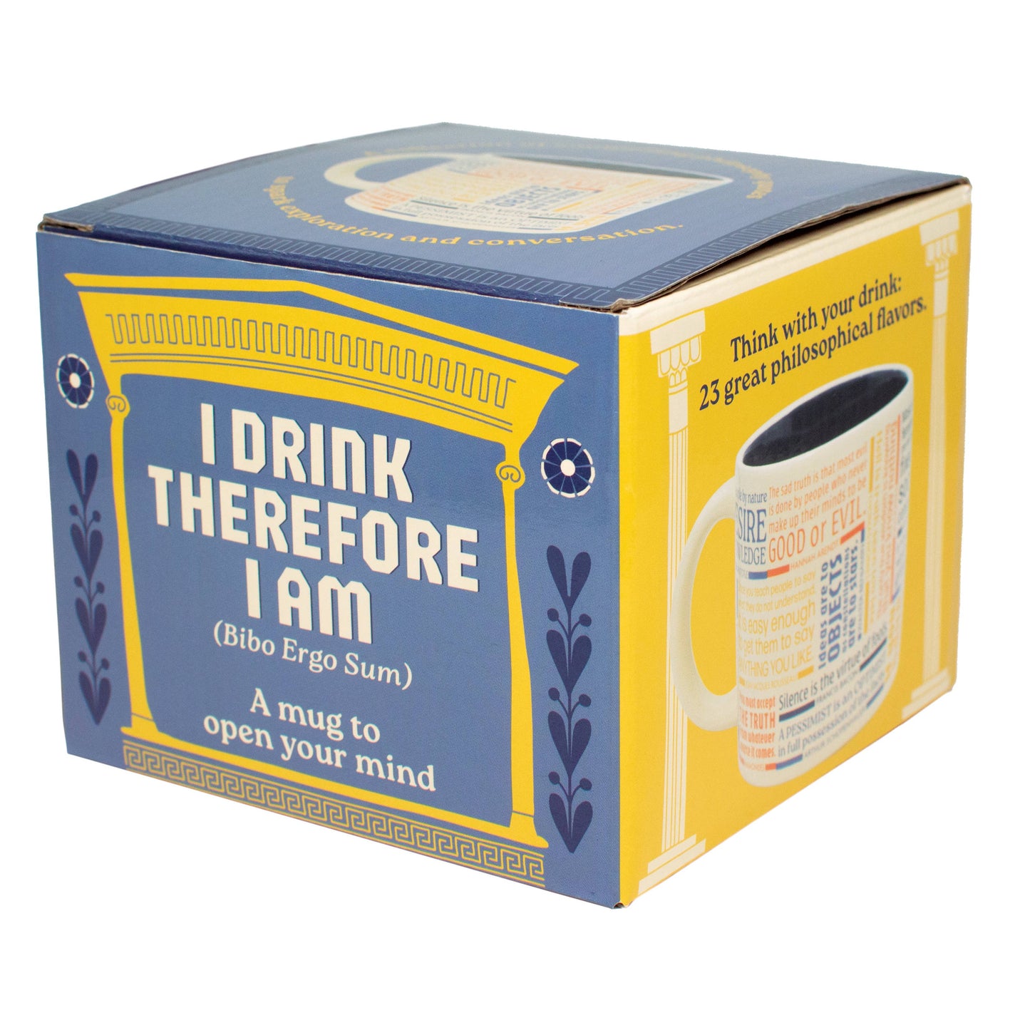 Unemployed Philosophers Guild - I Drink Therefore I Am (Philosophy Quote) Mug