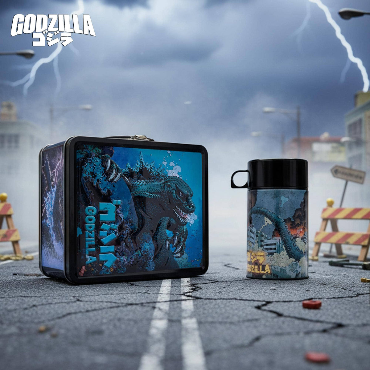 Godzilla Vs. Mechagodzilla Retro Metal Lunchbox