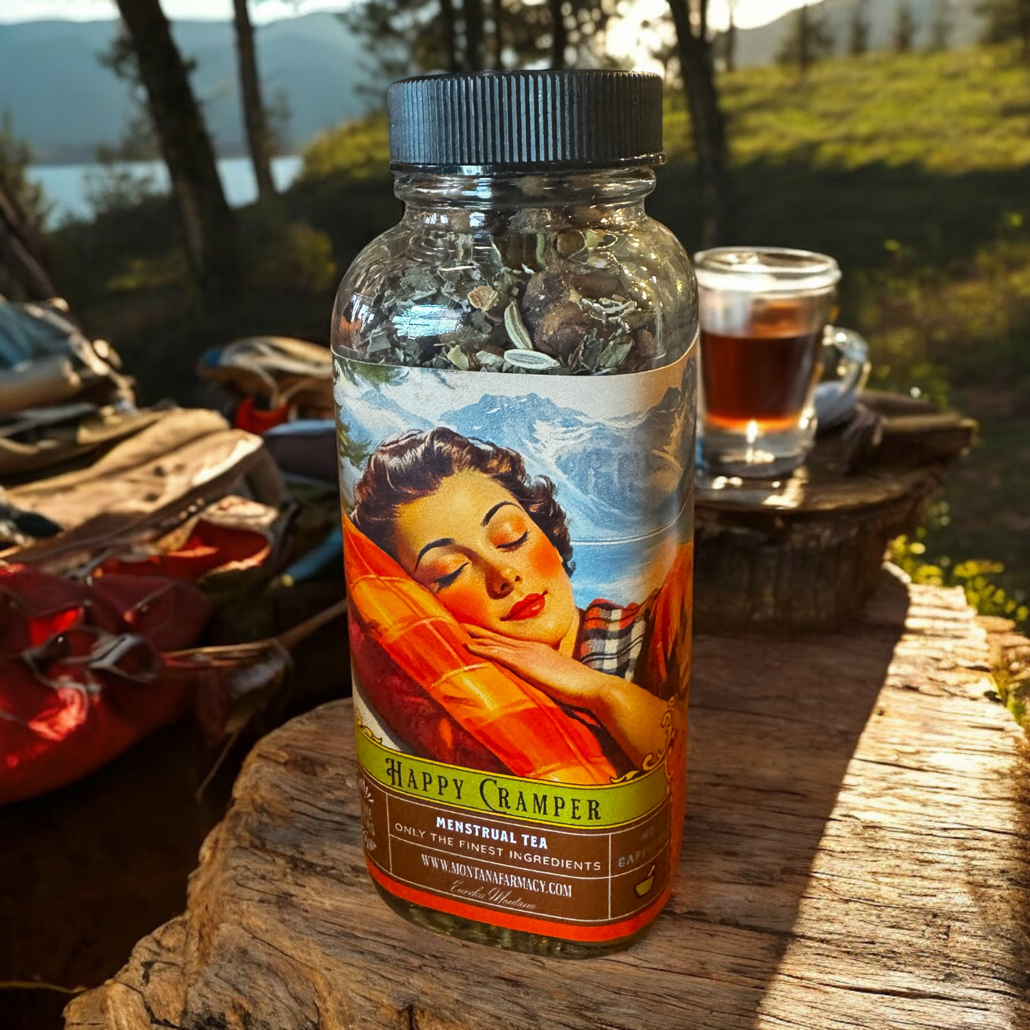 Meet the Happy Cramper Cramps & more Support Tea Herbal