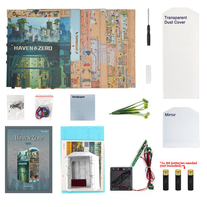 DIY Book Nook Kit: Haven Zero w/ Dust Cover