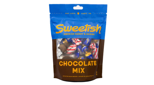Sweetish- Swedish Candy Wholesale - Sweetish Chocolate Mix 1/2lb Bag (12-Pack)