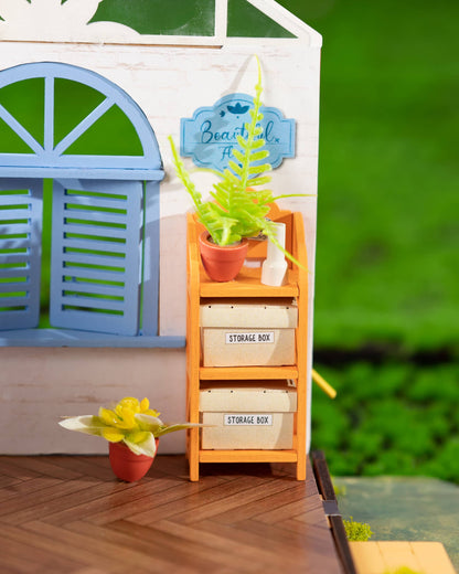 DIY Miniature House Kit: Dreamy Garden House