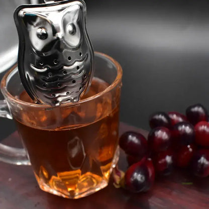 Owl Tea Infuser – Stainless Steel Loose Leaf Strainer