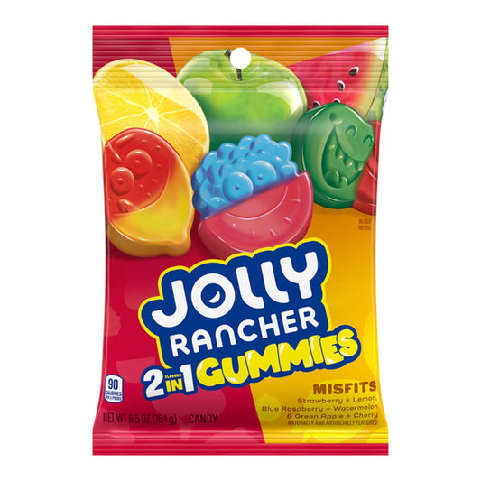 Jolly Rancher Gummies 2 in 1 Misfits 6.5oz
