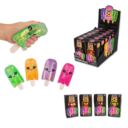 Showcase - Scrunchems Sugar Ice Lollies Squishy Fidget Toy  12-Pack PDQ