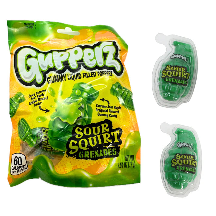 Gupperz Sour Squirt Grenade- 2.54oz