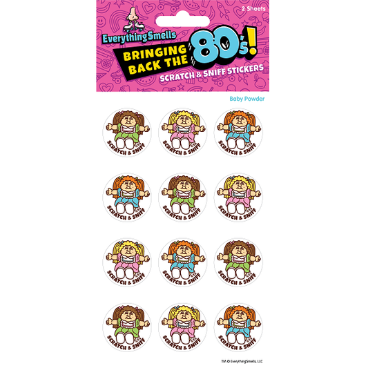 EverythingSmells, LLC - Baby Powder Doll EverythingSmells Scratch & Sniff Stickers