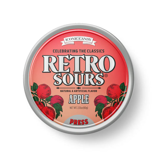 Retro Sours 60g Tin Apple