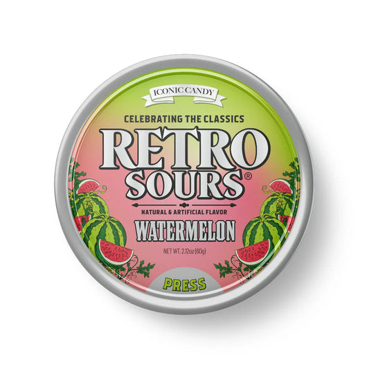 Retro Sours 60g Tin Watermelon