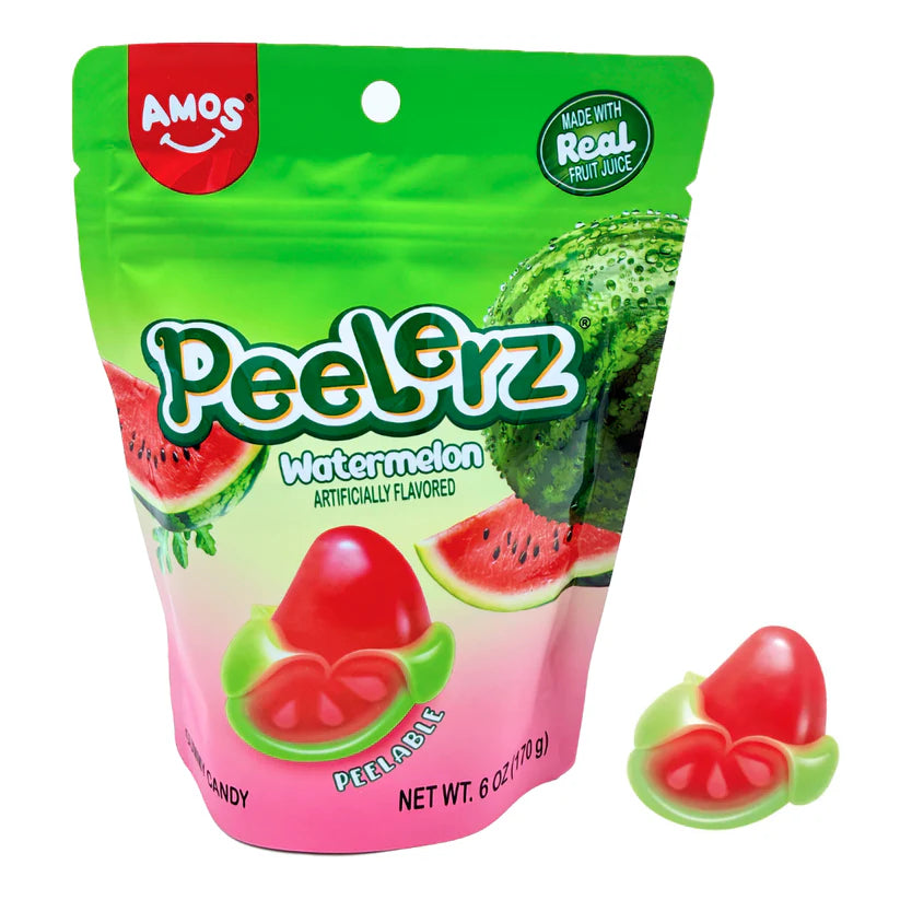 Amos Gummy Peelerz Watermelon 6oz