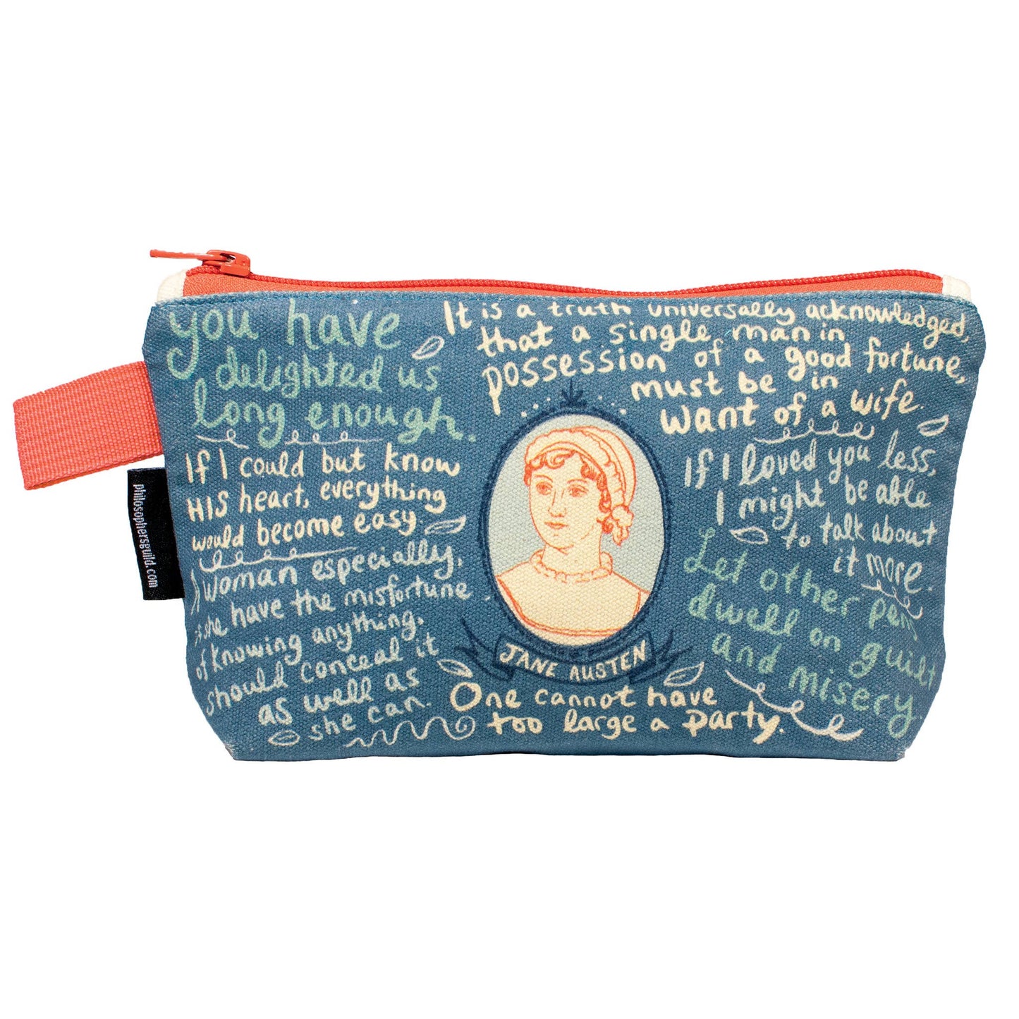 Unemployed Philosophers Guild - Jane Austen Zipper Bag