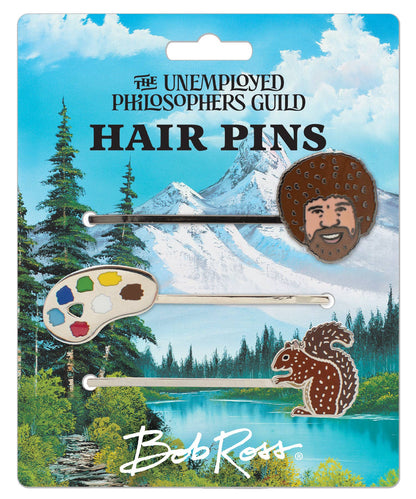 Unemployed Philosophers Guild - Bob Ross Hair Pins