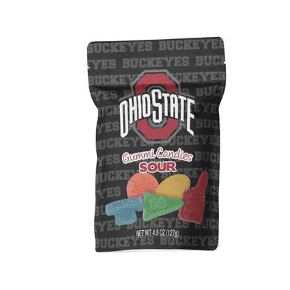 Ohio State Buckeyes Sour Gummies 4.5oz