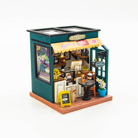 DIY Miniature House Kit: Cream & Sugar