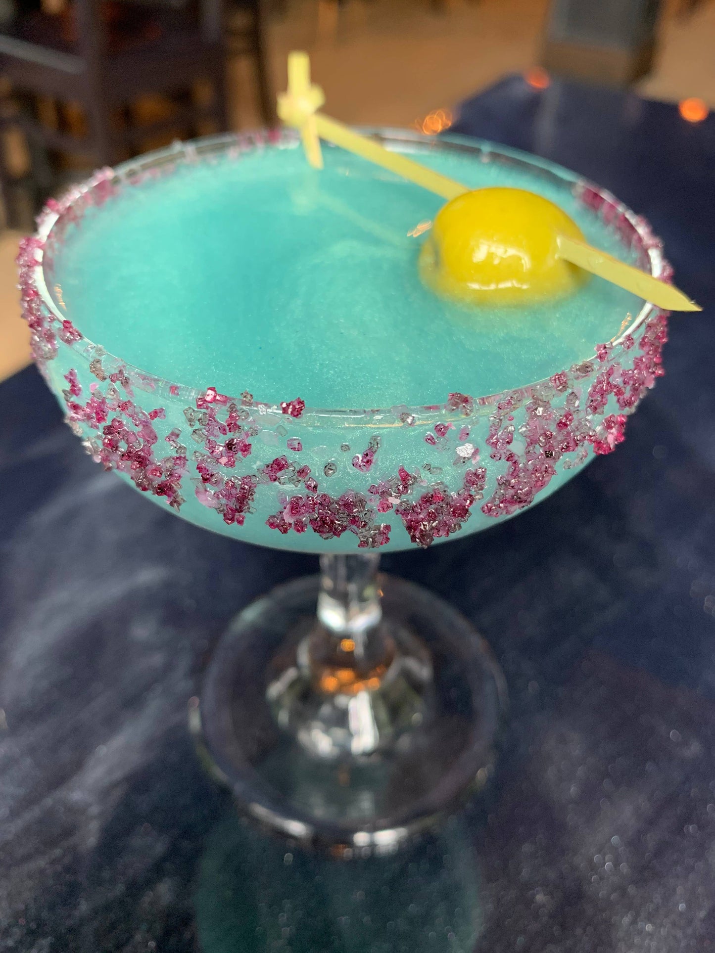 Snowy River Cocktail Glitter Turquoise