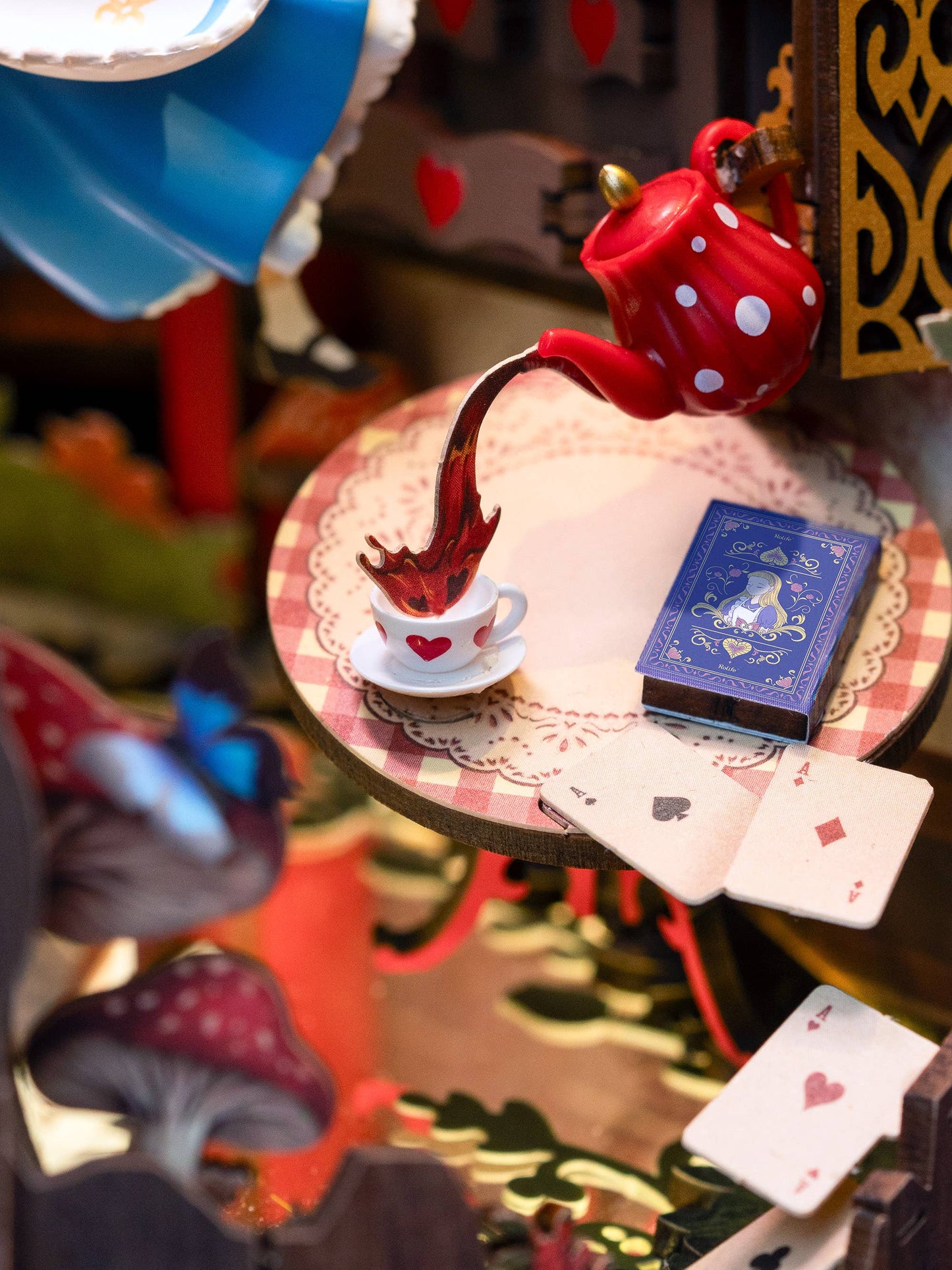 DIY Miniature Book Nook Kit: Fall into Wonder