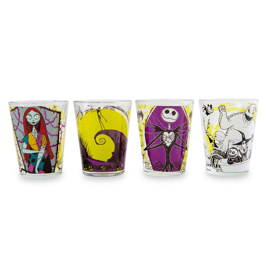 Toynk - Disney Nightmare Before Christmas 4pc Mini Glass Set