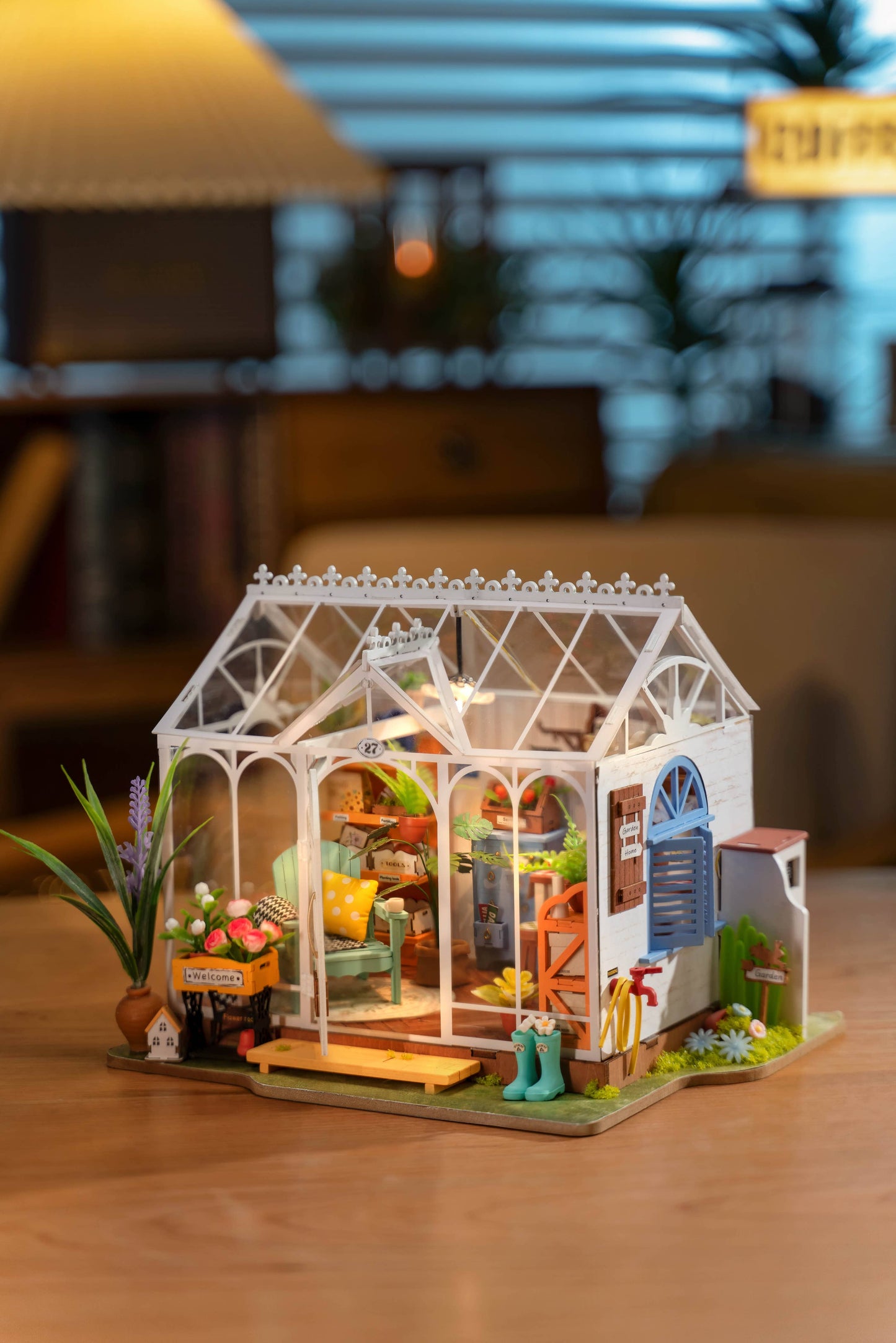 DIY Miniature House Kit: Dreamy Garden House