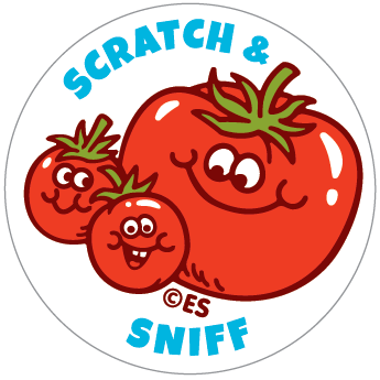 EverythingSmells, LLC - Tomato EverythingSmells Scratch & Sniff Stickers