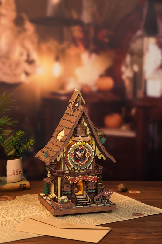 DIY Wooden Puzzle: Cuckoo Clock
