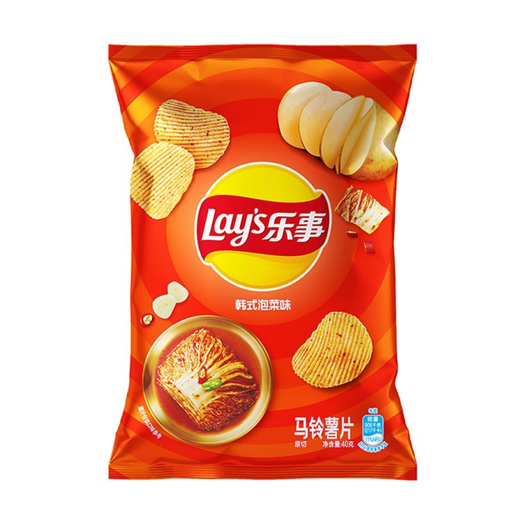 Potato Chips Korean Kimchi Flavor- 2.46oz