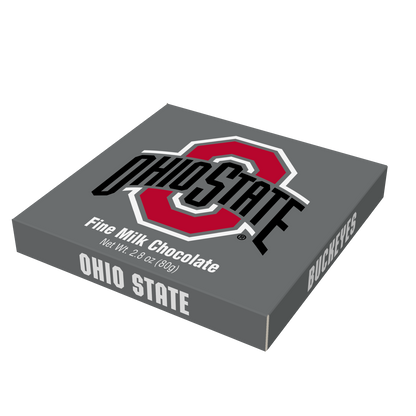 Ohio State Buckeyes Embossed Chocolate Bar