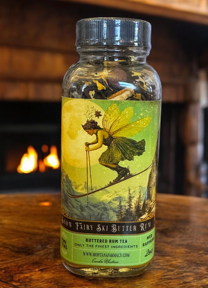 Snow fairy Ski Butter Rum Pray for Snow Tea Alpine Adventure