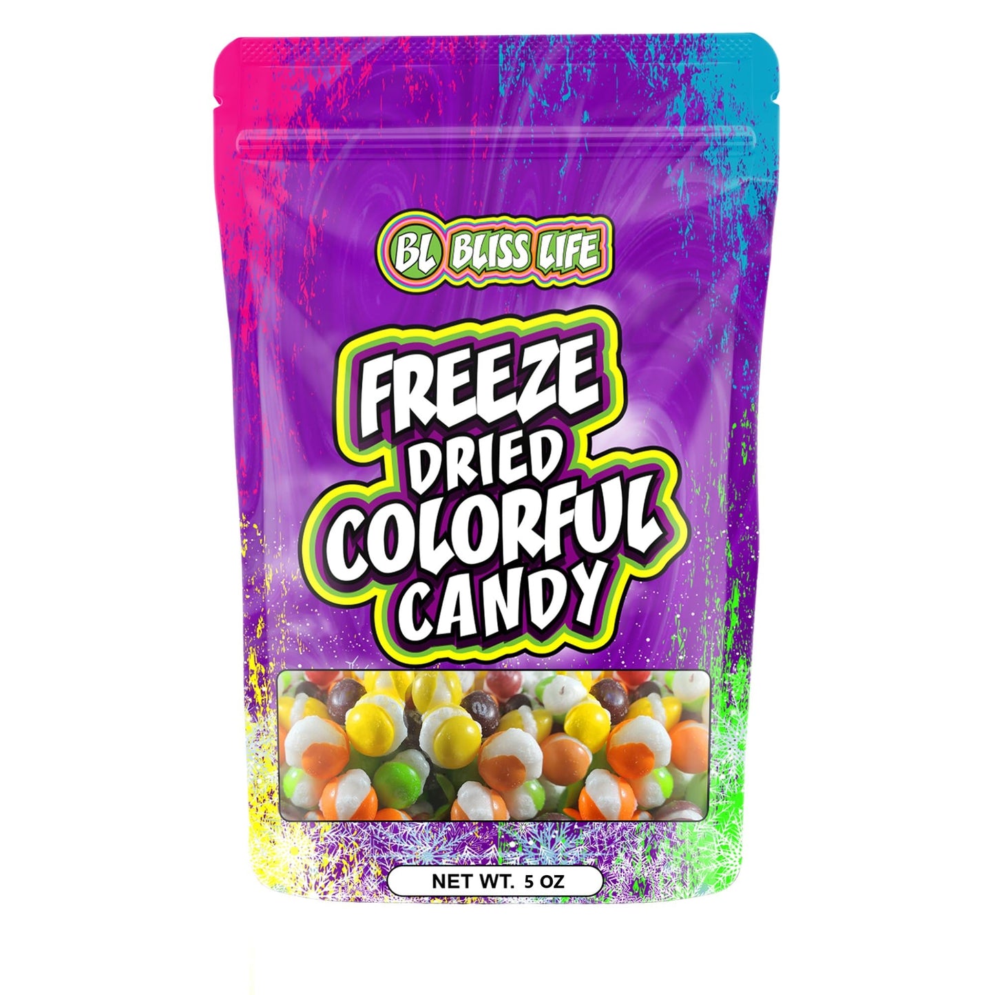 Bliss Life Freeze Dried Rainbow Candy 3oz