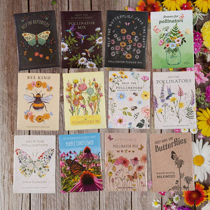 Pollinator Butterfly - Wildflower Mix Seed Packets