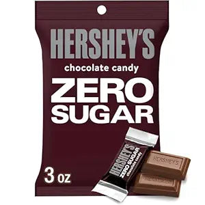 Hershey's Zero Sugar Milk Chocolate Peg Bag 3oz