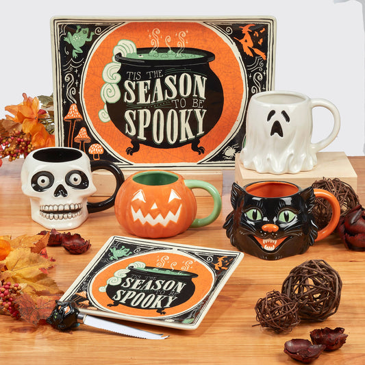 Scaredy Cat Halloween 3-D Mug 22 oz.