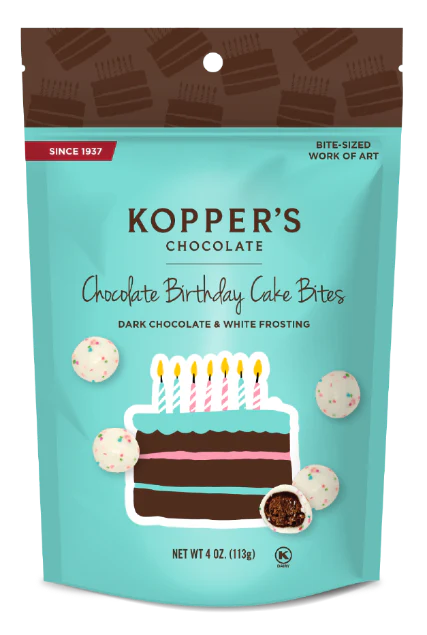 Kopper's Birthday Cake Bites - 4oz Pouch
