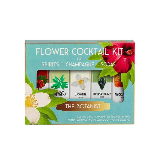 The Botanist Cocktail Kit. 5-Pack Flower Syrups.