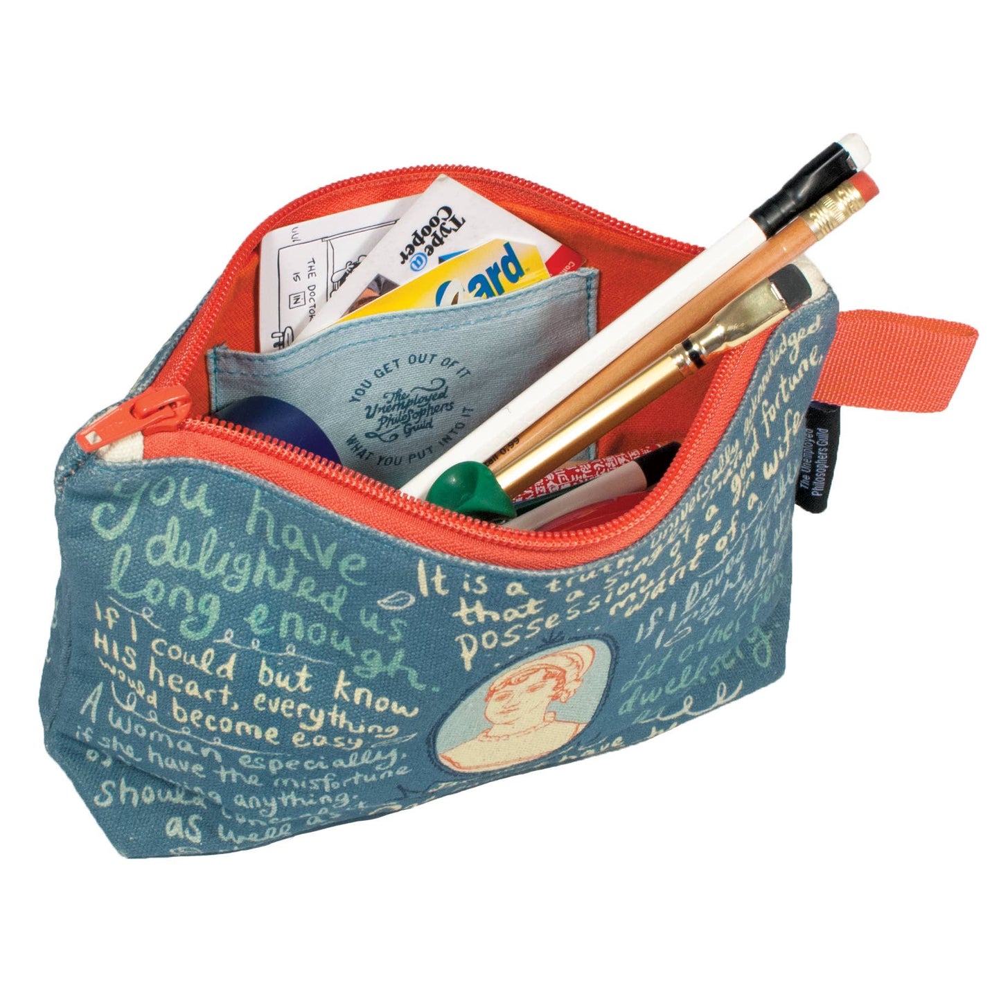 Unemployed Philosophers Guild - Jane Austen Zipper Bag