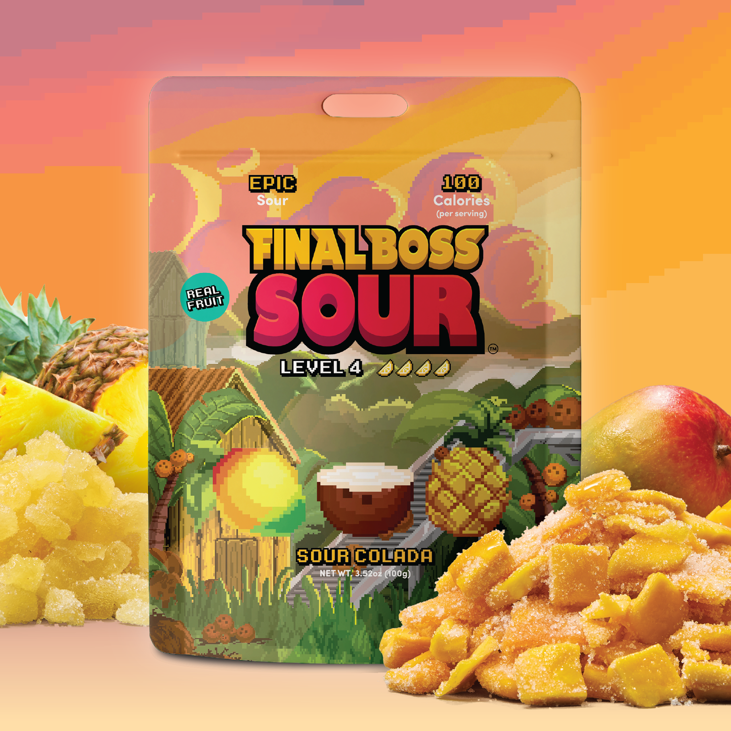 Final Boss Sour - NEW Sour Colada (Level 4) (4-Pack)