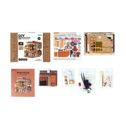 DIY Miniature House Kit: Henry's Chocolate