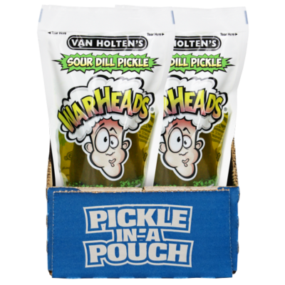 Van Holten's - Van Holten's Warheads Extreme Sour Pickle-In-A-Pouch, 12ct