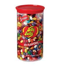 Jelly Belly 49 Flavor 3lb Clear Can