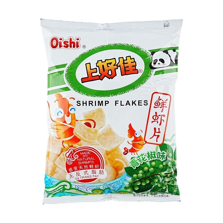 Shrimp Chips Sichuan Peppercorn Seafood Snack 2.82oz