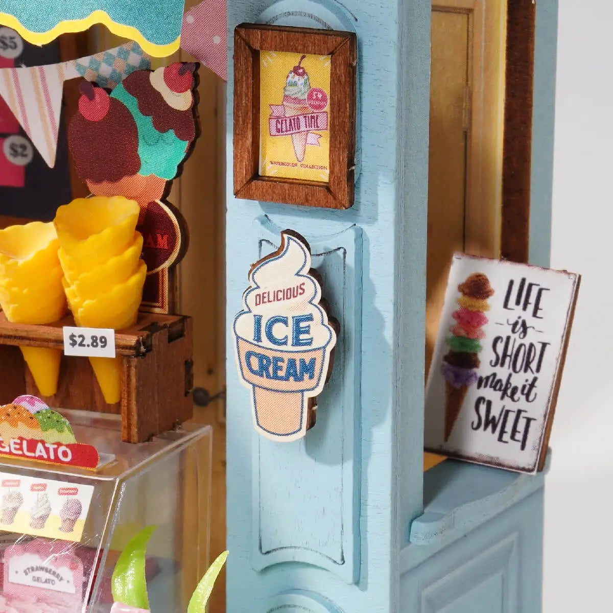 DIY Miniature House Kit - Gelato Stall