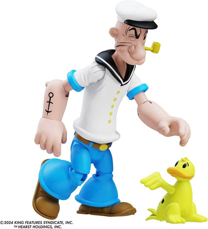 Boss Fight Studio: Action Figures and Collectibles - Popeye Classics Action Figure: Popeye 1st Appearance - white shirt