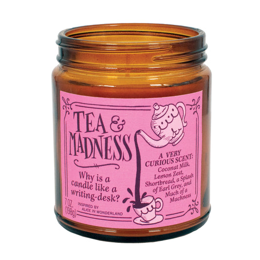 Tea & Madness Alice in Wonderland Scented Jar Candle