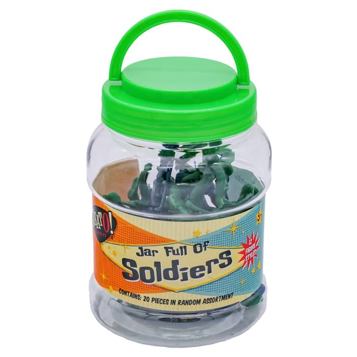 Neato! Jar Full of Soldiers- Retro Classic, vintage toys