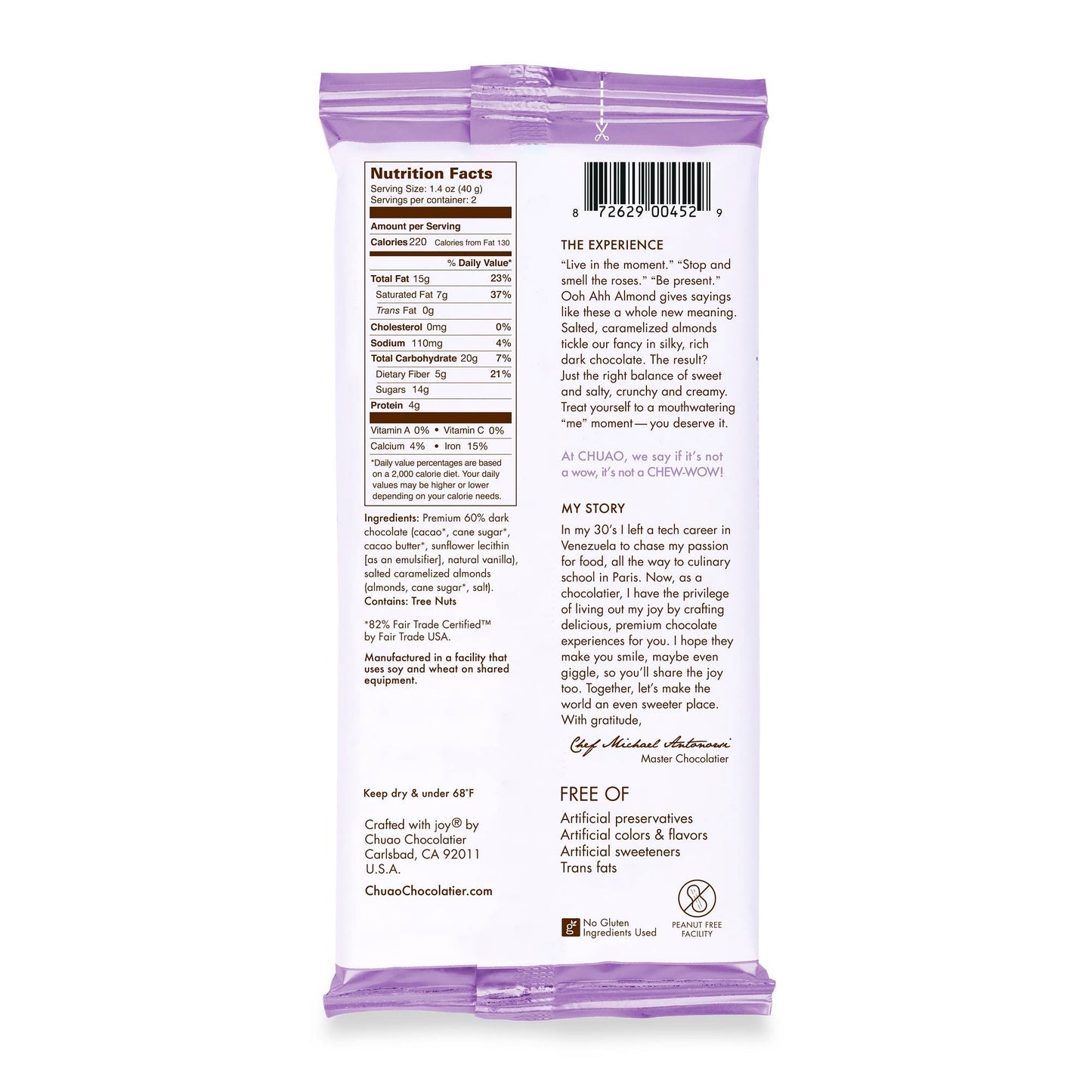 Ooh Ahh Almond - Signature Bar