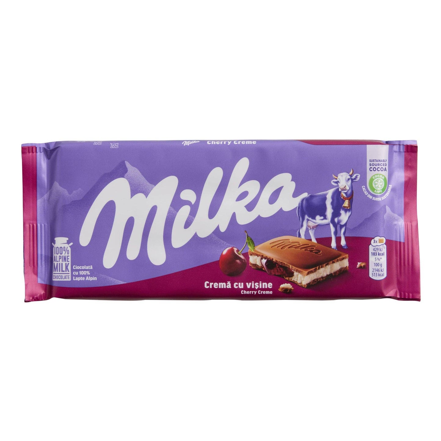 Global Bite Co - Milka Cherry Cream 100g (European)