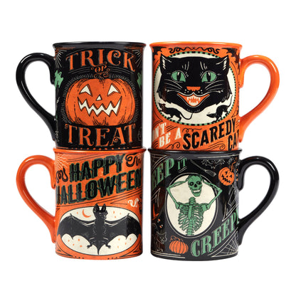 Scaredy Cat Halloween Mug 18 oz.