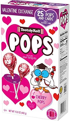 INDIVIDUAL Tootsie Valentine Cherry Pop